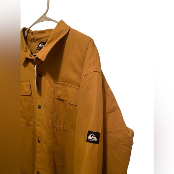 Quiksilver Men's Brown Shirt Jacket. Size XXL. New with tags - Picture 4 of 9